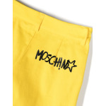 Moschino Kids шорты-бермуды с манжетами, желтый - фото 3