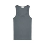 Топ SOFT TOUCH RIB VEST OYSHO, серый - фото 5