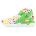 Кроссовки Adidas JS Tubular Yellow Green, зеленый - фото