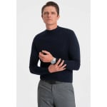 Вязаный свитер HALF TURTLENECK Ombre, цвет navy blue - фото 5