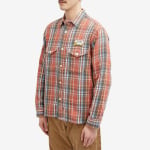 Рубашка Human Made Check Overshirt, цвет Red - фото 2