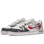 Кроссовки Nike Dunk Skateboarding Shoes Men Low-top Grey/black, серый/черный - фото 3