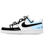 Кроссовки Nike Court Vision 1 Skateboarding Shoes Men Low-top Blue/white/black, цвет Carolina Blue - фото