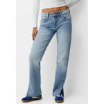 Джинсы-сигареты Bershka, цвет Light-Blue Denim - фото 4