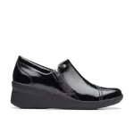 Слипоны Suttyn Zip Wedge Slip-On Clarks, черный - фото 3