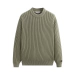 Толстовка Kith Garment Dyed Meyer Knit Crewneck, зеленый - фото