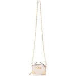 Michael Kors ESTELLE Trunk Crossbody Micro, светло-кремовый, ※※ - фото