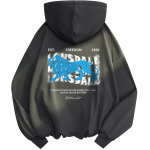 Толстовка унисекс LONSDALE, Light Heather Gray - фото