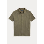 Рубашка TEXTURED COTTON LINEN SHIRT JUMPER Polo Ralph Lauren, оливковый - фото 4