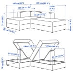 ДЖЭТТЕБО Диванные модули, Самсала темно-желто-зеленый JÄTTEBO IKEA - фото 7