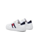 Кроссовки Tommy Hilfiger Flag Low Cut Lace-Up Sneaker T3A9-33538-1351 S, белый - фото 3