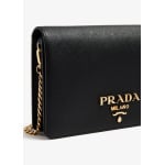 Сумка Prada Saffiano Leather Mini, черный - фото 2