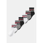 Носки JUNIOR QUARTER UNISEX 6 PACK Fila, цвет black/white/grey - фото