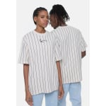 Футболка с принтом SMALL SIGNATURE WASHED PINSTRIPE TEE UNISEX Karl Kani, бежевый - фото 3