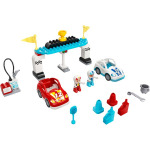 Пластиковый конструктор Duplo town race cars 10947 крутая игрушка для сборки гоночных машин креативный развивающий игровой набор для детей (44 предмета) Lego - фото 2