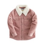 Вельветовая куртка Kith Kids Classics, цвет Dusty Mauve - фото