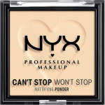 Can'T Stop Won'T Stop Матирующая пудра Matte Finish Fair 01, Nyx Professional Makeup - фото