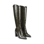 Ботинки Franco Sarto Ticada Pointed Toe Knee High Boots, цвет Olive Green Croco Leather - фото