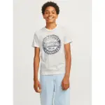 Детская футболка Jack & Jones «JJJEANS TEE SS O-NECK JNR» Jack & Jones Junior, цвет cloud dancer - фото