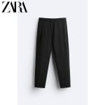 Брюки мужские облегающие Zara, черный - фото