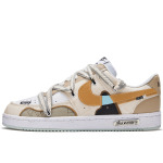 Мужские кроссовки для скейтбординга Nike Court Vision 1, Beige/Brown - фото