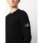 Stone Island джемпер с нашивкой-логотипом, черный - фото 5