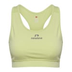 Спортивная футболка Newline S/L Ringerrücken Nwllean Laufen Damen, цвет luminary green - фото