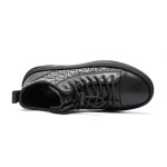 Кроссовки C°BANNER Skateboarding Shoes Men Mid-top Black, черный - фото 4