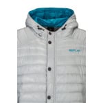 Куртка Replay Steppjacke Recycled Micro Ripstop Nylon, серебряный - фото 3