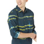 Рубашка Scotch & Soda Regular Fit Printed Lyocell Shirt, цвет Dark Navy - фото 2