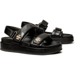 Сандалии на плоской подошве Kira Sport Sandal Tory Burch, цвет Perfect Black - фото