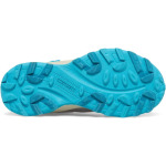 Кроссовки Merrell Moab Speed Low Zip Trek Waterproof, цвет Grey/Turquoise/Berry - фото 3