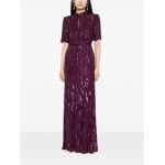 Jenny Packham вечернее платье Viola с пайетками, фиолетовый - фото 2