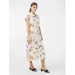 Платье с принтом Y.A.S "YASASINA CS MIDI BELT DRESS S. NOOS", цвет Whitecap Gray Aop:Botanica Print - фото 4