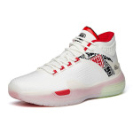 ANTA Basketball Collection Vintage Basketball Shoes Men High-top Ivory White/black/university Red - фото 2