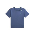 Ralph Lauren Kids футболка Polo Pony из хлопка, синий - фото