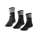 Носки унисекс до середины икры adidas originals, 3 Pack (Black) - фото 2