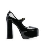 Stuart Weitzman туфли Мэри Джейн Skyhigh 145 на платформе, черный - фото