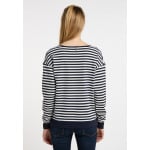 Свитер DreiMaster Maritim Sweater Takelage, цвет marine blue/Wool white - фото 4