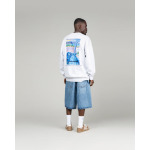 Рубашка Anchor Embroidery Back Print Sweatshirt Jw Anderson, серый - фото 2