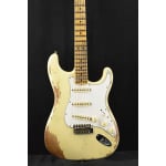 Электрогитара Fender Custom Shop '69 Stratocaster Heavy Relic - Aged Vintage White - фото