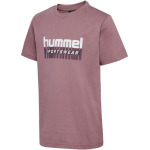 Футболка Hummel S/S Hmltukas Kinder, цвет twilight mauve/marshmallow - фото 2