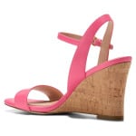 Сандалии Cole Haan Josie Wedge, цвет Camelia Rose Leather/Cork - фото 4