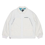 Куртка Converse New Year Series Logo Printing Lapel Sports Jacket Creamy White, белый - фото