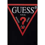 Детская хлопковая толстовка Guess, темно-синий - фото 3