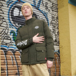 Пуховик унисекс Dickies, цвет Army Green - фото 4