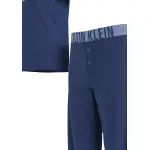 Пижамы Calvin Klein Underwear "KNIT PJ SET (SS+PANT)" (2 шт.), с принтом Calvin Klein, цвет Blueherald/W/Blueherald - фото 4