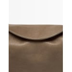 Мини-Сумка из кожи наппа Massimo Dutti, коричневый - фото 4