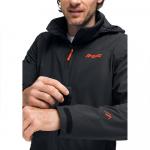 Куртка Maier Sports Metor Rec M Full Zip Rain, черный - фото 3