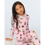 Пижама Unisex Bloomingdale's Shoppers Long Sleeve Pajama Set - Little Kid, Big Kid BedHead Pajamas, белый - фото 2